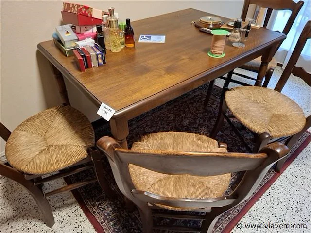 Keukentafel met stoelen - afbeelding 1 van  2