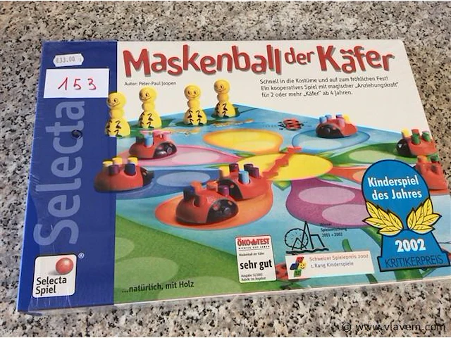 Kever maskeradebal - afbeelding 1 van  2