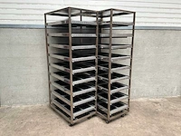 Keybake - regaalwagen inclusief bakvormen (2x) - afbeelding 1 van  5