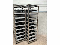 Keybake - regaalwagen inclusief bakvormen (2x) - afbeelding 3 van  5