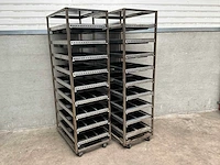 Keybake - regaalwagen inclusief bakvormen (2x) - afbeelding 1 van  5