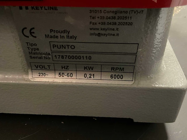 Keyline punto sleutelsnijmachine - afbeelding 5 van  5