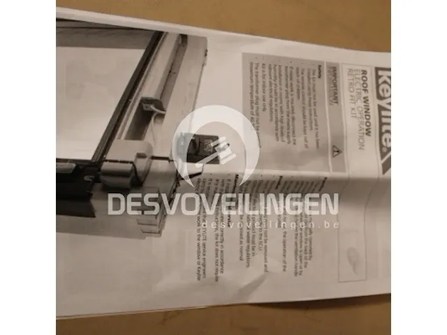 'keylite elektrische bediening premium pek met afstandbediening en regensensor - afbeelding 1 van  5