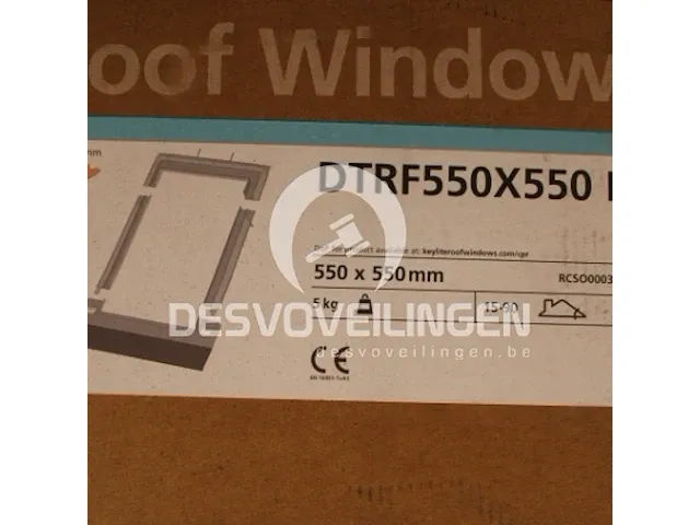 Keylite gootstukken voor pannendak dtrf 01xs 55x55cm - afbeelding 1 van  1