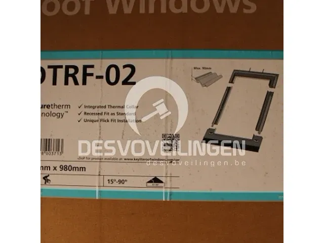 Keylite gootstukken voor pannendak dtrf 02 55x98 cm - afbeelding 1 van  1