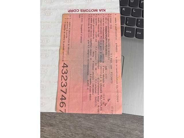 Kia - 2009 - picanto - personenauto - personenauto - afbeelding 6 van  14