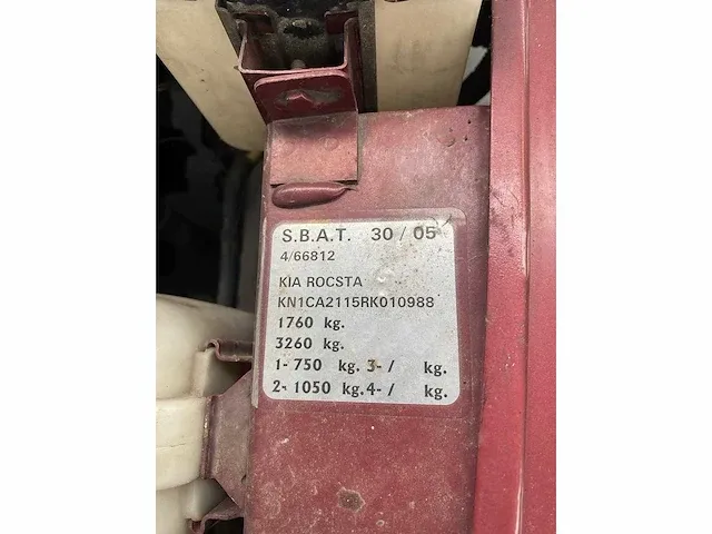 Kia - asia rocsta - jf8 - auto - 1996 - afbeelding 16 van  24