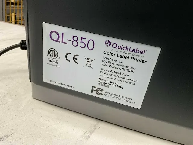 Kiaro quicklabel ql-850 kleuren labelprinter - afbeelding 4 van  4