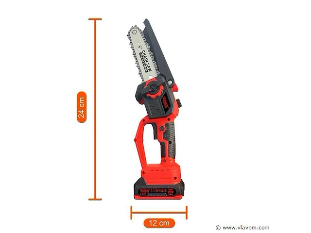 Kibani accu takkenzaag 20 volt - afbeelding 2 van  5