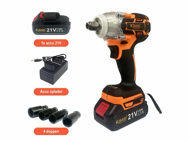 Kibani slagmoersleutel *nieuw* (5x) - afbeelding 5 van  6