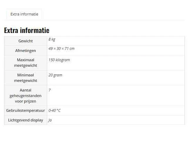 Kibani weeginstallatie (4x) - afbeelding 5 van  5