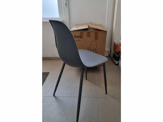 Kick - yara grey pp - dining chair (6x) - afbeelding 4 van  5