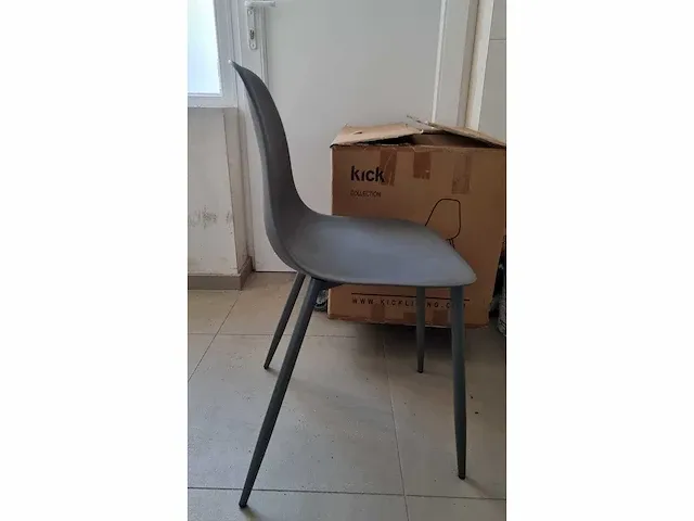 Kick - yara grey pp - dining chair (6x) - afbeelding 5 van  5