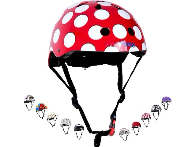 Kiddimoto fietshelm (medium - 53-58cm) - afbeelding 1 van  3