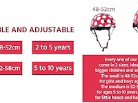 Kiddimoto fietshelm (medium - 53-58cm) - afbeelding 2 van  3