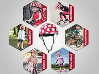 Kiddimoto fietshelm (medium - 53-58cm) - afbeelding 3 van  3