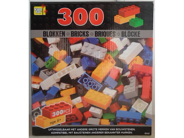 Kids fun blokken 300 stuks - afbeelding 1 van  5
