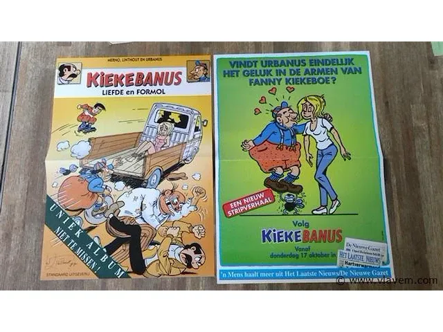 Kiekebanus poster gesigneerd - afbeelding 1 van  4