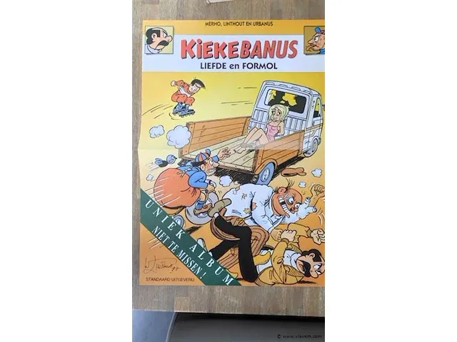 Kiekebanus poster gesigneerd - afbeelding 3 van  4