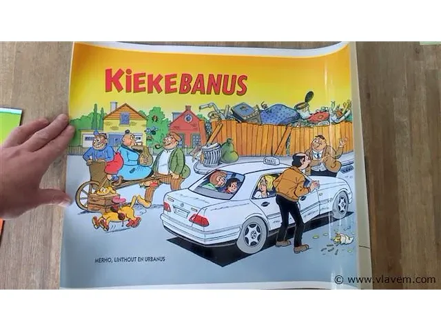 Kiekebanus poster - afbeelding 1 van  3