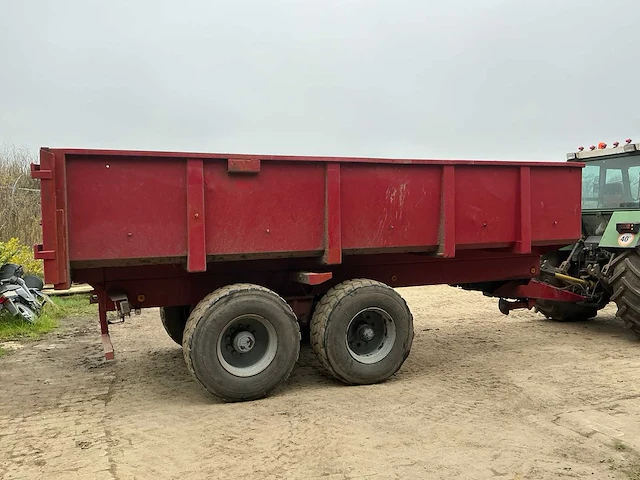 Kiepaanhanger - dubbelas - hydraulisch - zware uitvoering - afbeelding 3 van  26