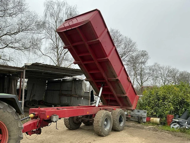 Kiepaanhanger - dubbelas - hydraulisch - zware uitvoering - afbeelding 14 van  26