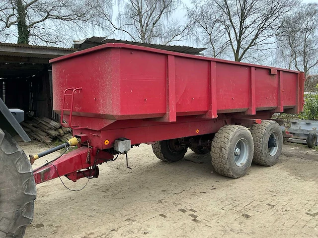 Kiepaanhanger - dubbelas - hydraulisch - zware uitvoering - afbeelding 12 van  26
