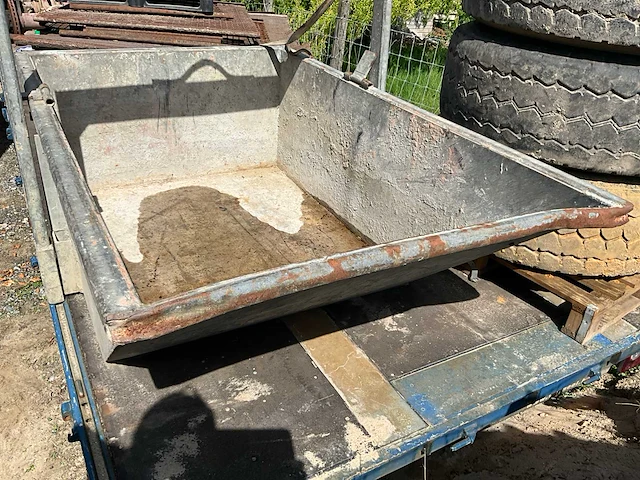 Kiepbak/puinbak 1200 l. - afbeelding 3 van  8