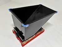 Kiepcontainer zelfkantelend 520l - 2000 kg - afbeelding 2 van  4