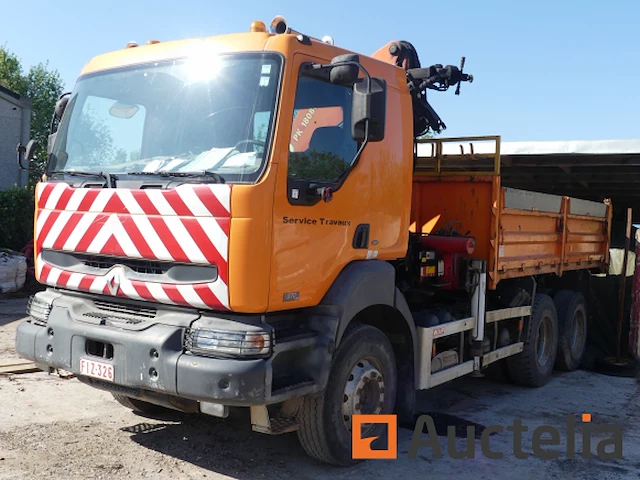 Kiepwagens met kraan renault 370 dci - afbeelding 21 van  48