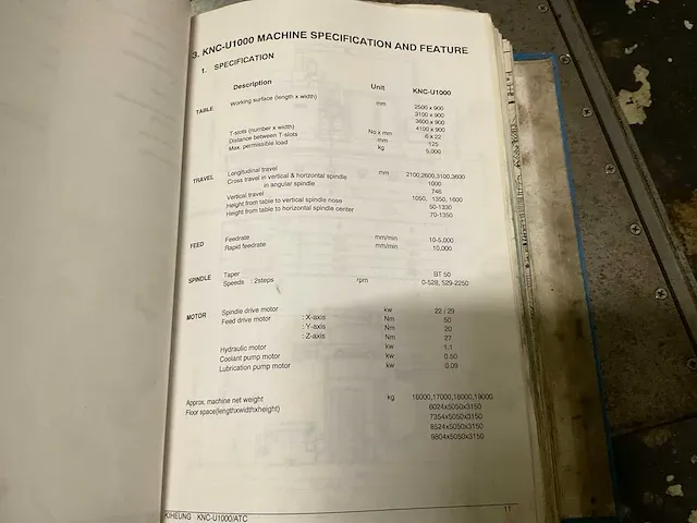 Kiheung knc-u1000 cnc bedreesmachine - afbeelding 6 van  13