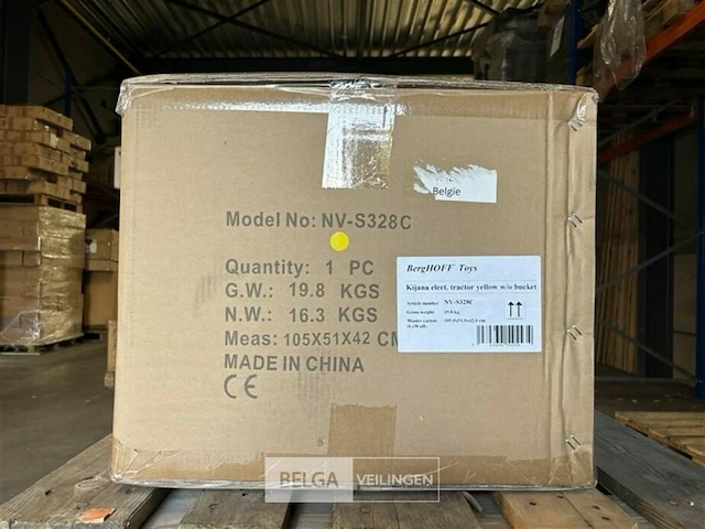 Kijana electric tractor yellow w/o bucket - afbeelding 3 van  4