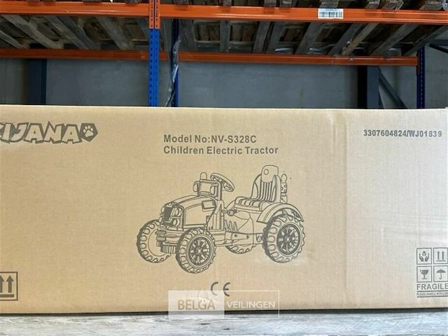 Kijana electric tractor yellow w/o bucket - afbeelding 2 van  4