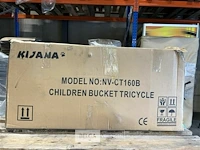 Kijana kinderbakfiets mini - roze - afbeelding 1 van  3