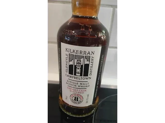 Kilkerran 8 single malt sherry 70cl - afbeelding 5 van  6