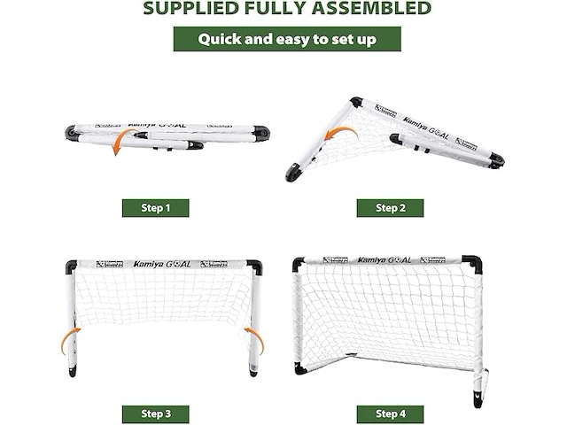 Kimaya opvouwbaar voetbaldoel (5-in-1 set) - afbeelding 3 van  4