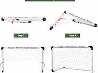 Kimaya opvouwbaar voetbaldoel (5-in-1 set) - afbeelding 3 van  4