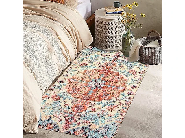Kimode vintage vloerkleden voor de woonkamer 90 x 150 cm - afbeelding 4 van  4