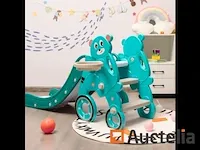 Kinder 3-in 1 glijbaan met basketbal hoepel - afbeelding 7 van  10