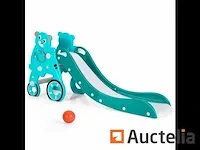 Kinder 3-in 1 glijbaan met basketbal hoepel - afbeelding 9 van  10