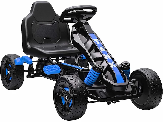 Kinder pedaalkart - blauw - afbeelding 2 van  8