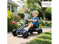 Kinder pedaalkart - blauw - afbeelding 3 van  8
