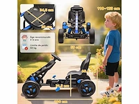 Kinder pedaalkart - blauw - afbeelding 7 van  8