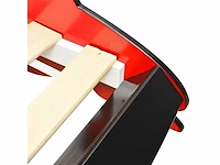 Kinder racewagen bed met led 90 x 200 cm rood - levering enkel in belgië - afbeelding 6 van  8