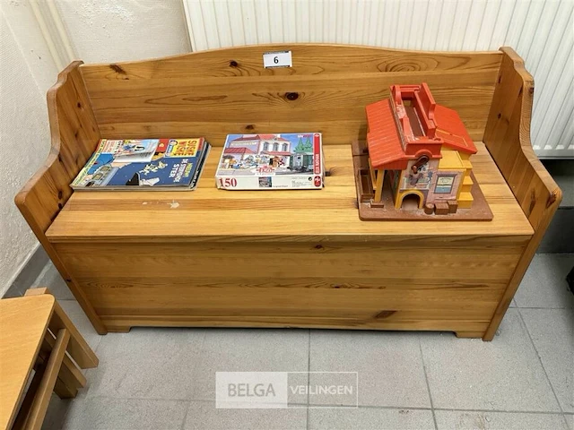Kinderbank + 3 stoeltjes - afbeelding 3 van  4
