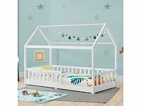 Kinderbed 90 x 200 cm met valbeveiliging - afbeelding 1 van  4