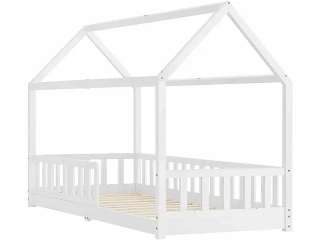 Kinderbed 90 x 200 cm met valbeveiliging - afbeelding 4 van  4