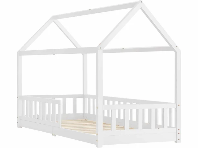 Kinderbed 90 x 200 cm met valbeveiliging - afbeelding 4 van  4