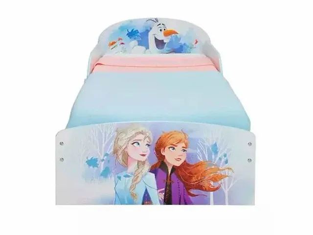 Kinderbed met bedladen disney frozen ii + bodem 140x70cm - afbeelding 1 van  7