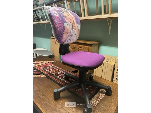 Kinderbureelstoel violetta - afbeelding 2 van  2